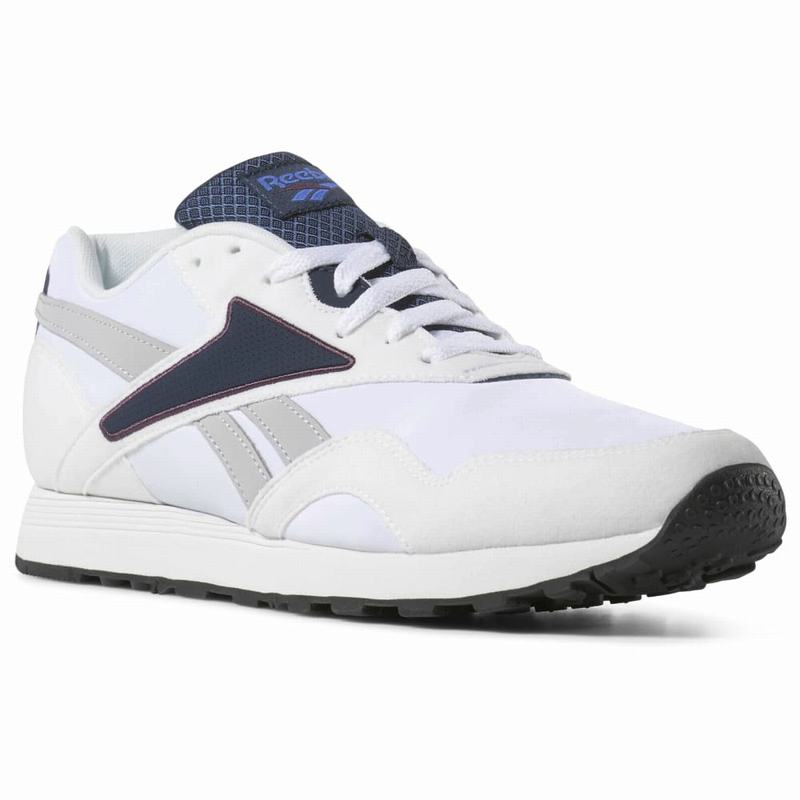 Tenisi Reebok Rapide Barbati Albi/Bleumarin/Gri Romania FU9381BL